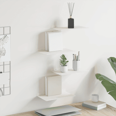 Vidaxl Vegghylle Hvit 30 x 18 cm