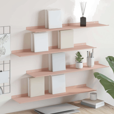 Vidaxl Vegghylle Rosa 80 x 18 cm