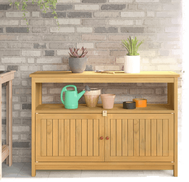 Vidaxl Hagekonsollbord Akasie 110 x 35 x 75 cm