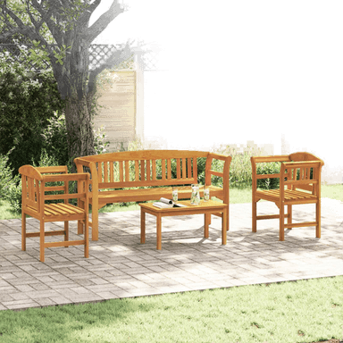 Vidaxl Hage Rose Loungew Set 4 pcs