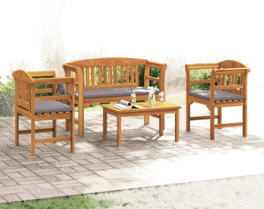 Vidaxl Hage Rose Loungew Set 4 pcs