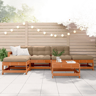 Vidaxl Hage lounge sett 6 deler