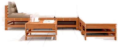 Vidaxl Hage lounge sett 7 pcs