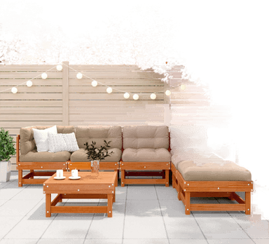 Vidaxl Hage lounge sett 7 pcs