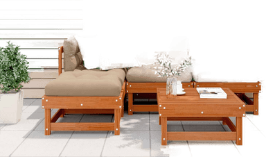 Vidaxl Hage lounge sett 5 pcs