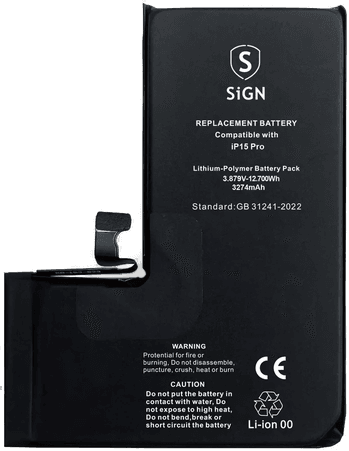 Apple iPhone 15 Pro batteri