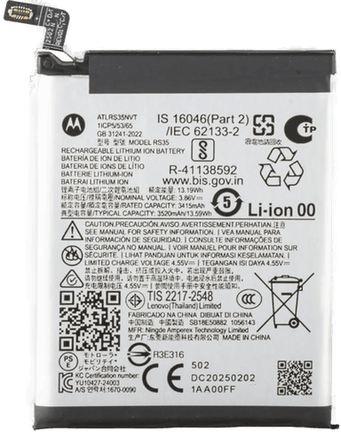 Motorola Razr 60 Ultra Batteri