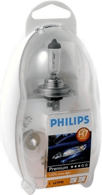Philips Premium H7 Reservepæresett 12V