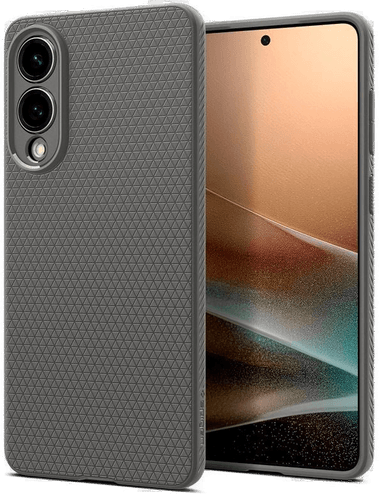 Spigen Liquid Air Deksel for Samsung Galaxy S25 Edge - Grå