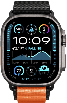 Spigen Stoffreim Hook Oransje til Apple Watch 49/46/45/44mm