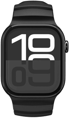 Spigen Silicone Band - svart - Apple Watch 44/45/46/49mm