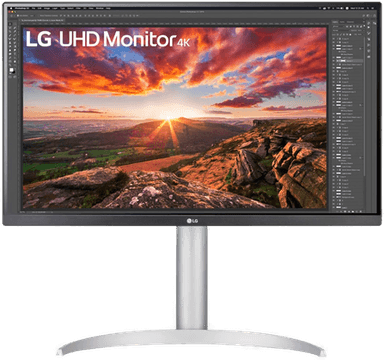 LG 27UP85NP-W 27" 4K UHD-skjerm