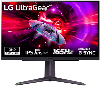 LG UltraGear 27GR75Q-B 27" QHD 165Hz
