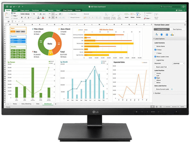 LG 27BN55U-B 27" 4K UHD IPS-skjerm