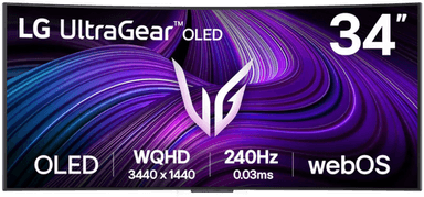 LG 34GX90SA 34" PC-skjerm 3440x1440 240Hz
