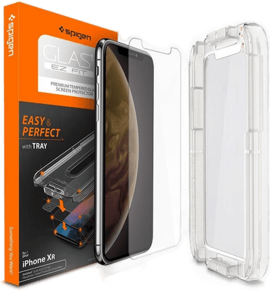 Spigen Glas.tR EZ Fit - iPhone XR
