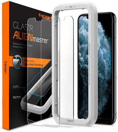 Spigen Alignmaster Glas.tR 2-pack iPhone 11 Pro/X/Xs