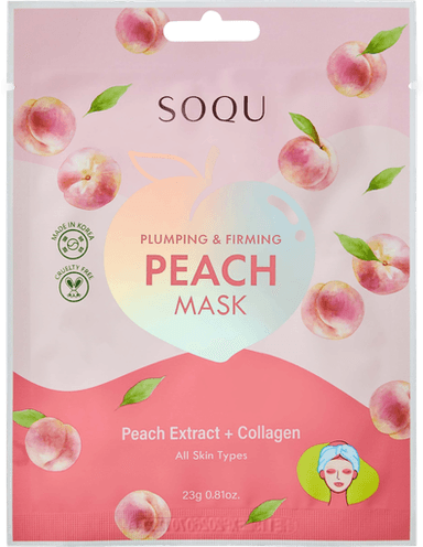 SOQU Peach Sheet Mask