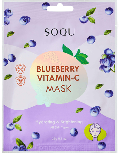 SOQU Blueberry Vitamin C Sheet Mask