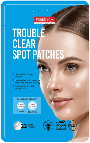 Purederm Trouble Clear Spot Patches 22pcs