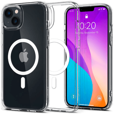 Spigen Crystal Hybrid MagSafe deksel iPhone 14 Hvit