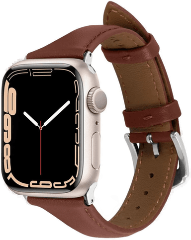 Cyrill Reim i Ekte Skinn - Brun