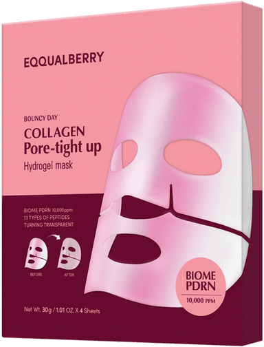 Eqqualberry Collagen Pore-Tight Up Hydrogel Mask