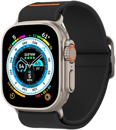 Spigen Lite Fit Ultra - Svart - Apple Watch 49mm