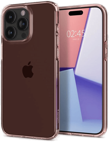 Spigen Crystal Flex iPhone 15 Pro Max - Rosa