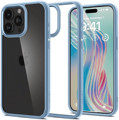 Spigen Crystal Hybrid iPhone 15 Pro Max - Sierra Blue