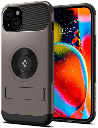 Spigen Slim Armor MagSafe Deksel iPhone 15 Plus Gunmetal