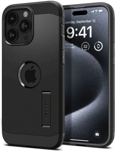Spigen Tough Armor iPhone 15 Pro Max - Svart