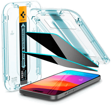Spigen Glas.tR EZ Fit Privacy Skjermbeskytter