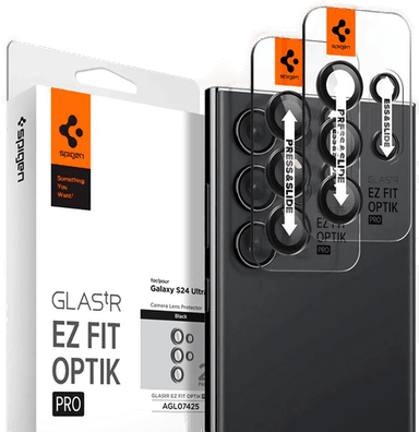 Spigen Glas.tR EZ Fit Optik Pro 2 Pack - Samsung Galaxy S24 Ultra