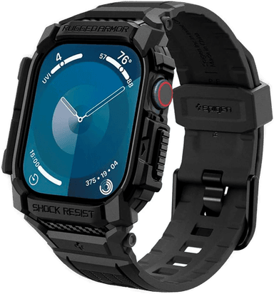 Spigen Rugged Armor Pro - Svart - Apple Watch 10/11 46mm