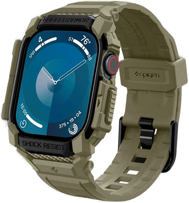 Spigen Rugged Armor Pro - Grønn - Apple Watch 10/11 46mm