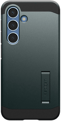 Spigen Tough Armor Deksel - Abyss Green - Samsung Galaxy S25