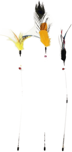 Pawise Teaser med Perler og Fjær