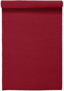 Linum Uni bordsløper 45x150 cm Rød
