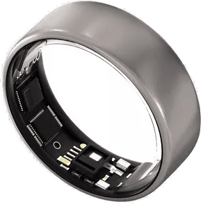Ultrahuman Ring Air Raw Titanium Str. 9