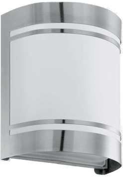 Eglo Cerno vegglampe E27 rustfritt stål