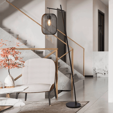 Eglo Wrington gulvlampe 194 cm svart stål