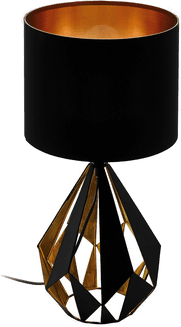 Eglo Carlton 5 bordlampe svart/copper