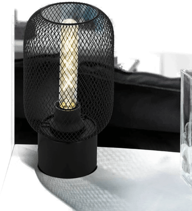 Eglo Wrington bordlampe, svart, 28,5 cm