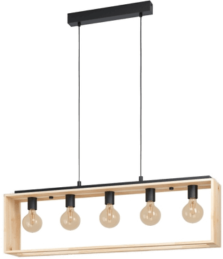 Eglo Famborough pendellampe brun/sort