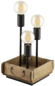 Eglo Wootton Bordlampe Brun/Svart