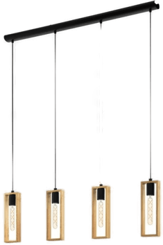 Eglo Littleton E27 Svart Stål