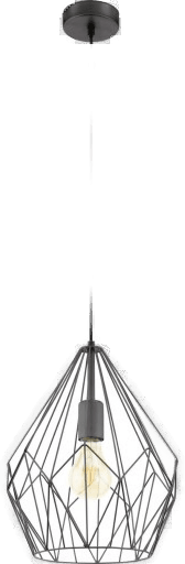 Eglo Carlton hengelampe svart Ø31cm