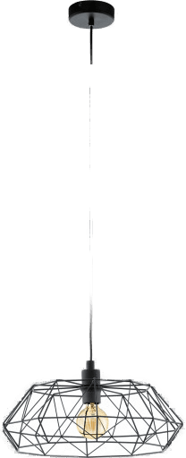 Eglo Carlton 2 pendellampe svart Ø 45,5 cm