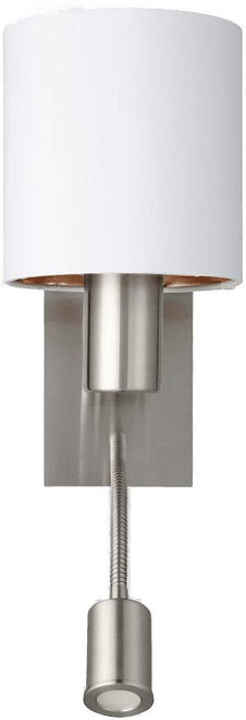 Eglo Pasteri vegglampe hvit/kobber